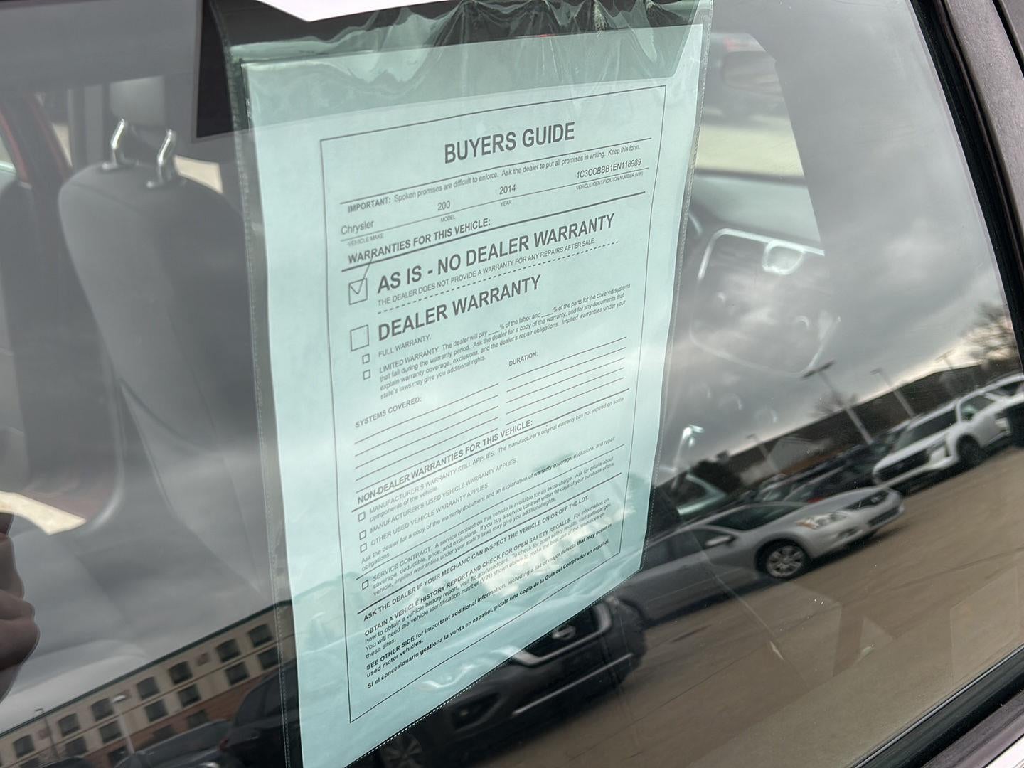 2014 Chrysler 200 Touring