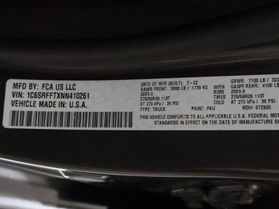 2022 RAM 1500 Big Horn