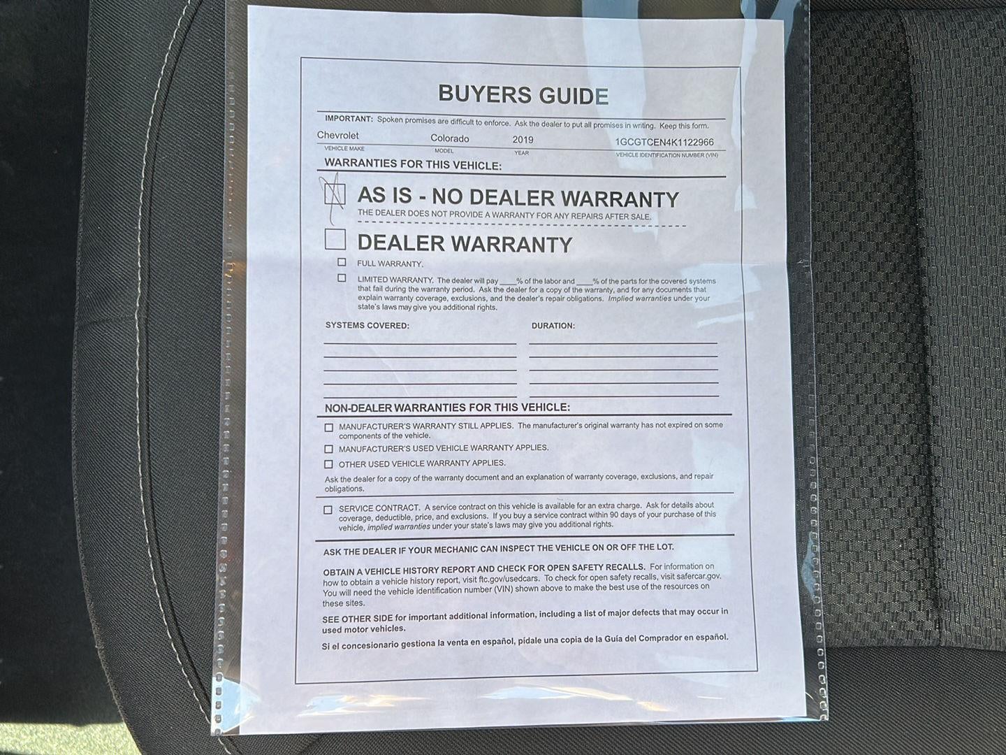 2019 Chevrolet Colorado 4WD LT