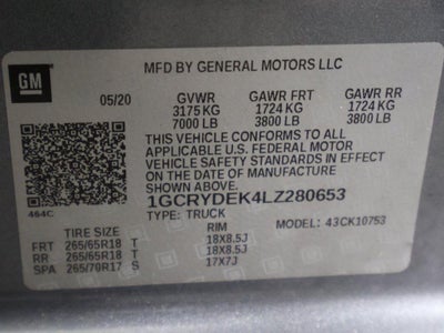 2020 Chevrolet Silverado 1500 LT