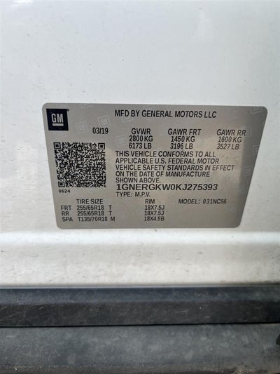 2019 Chevrolet Traverse LT Cloth