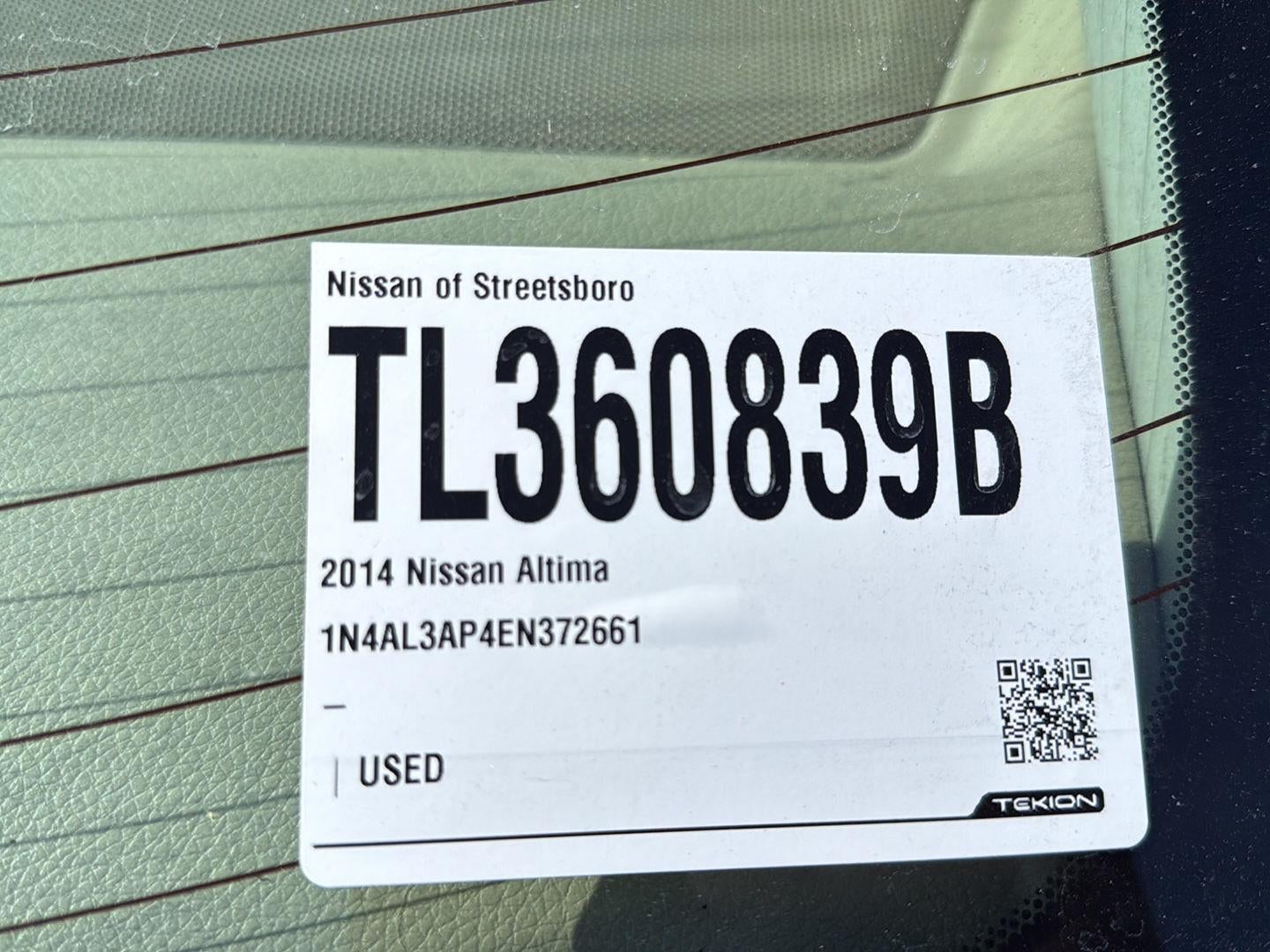 2014 Nissan Altima 2.5 S