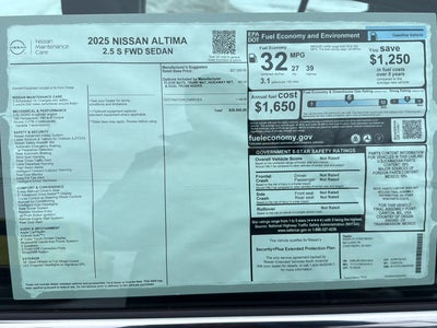 2025 Nissan Altima S