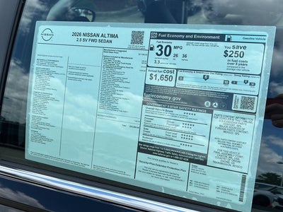 2026 Nissan Altima SV