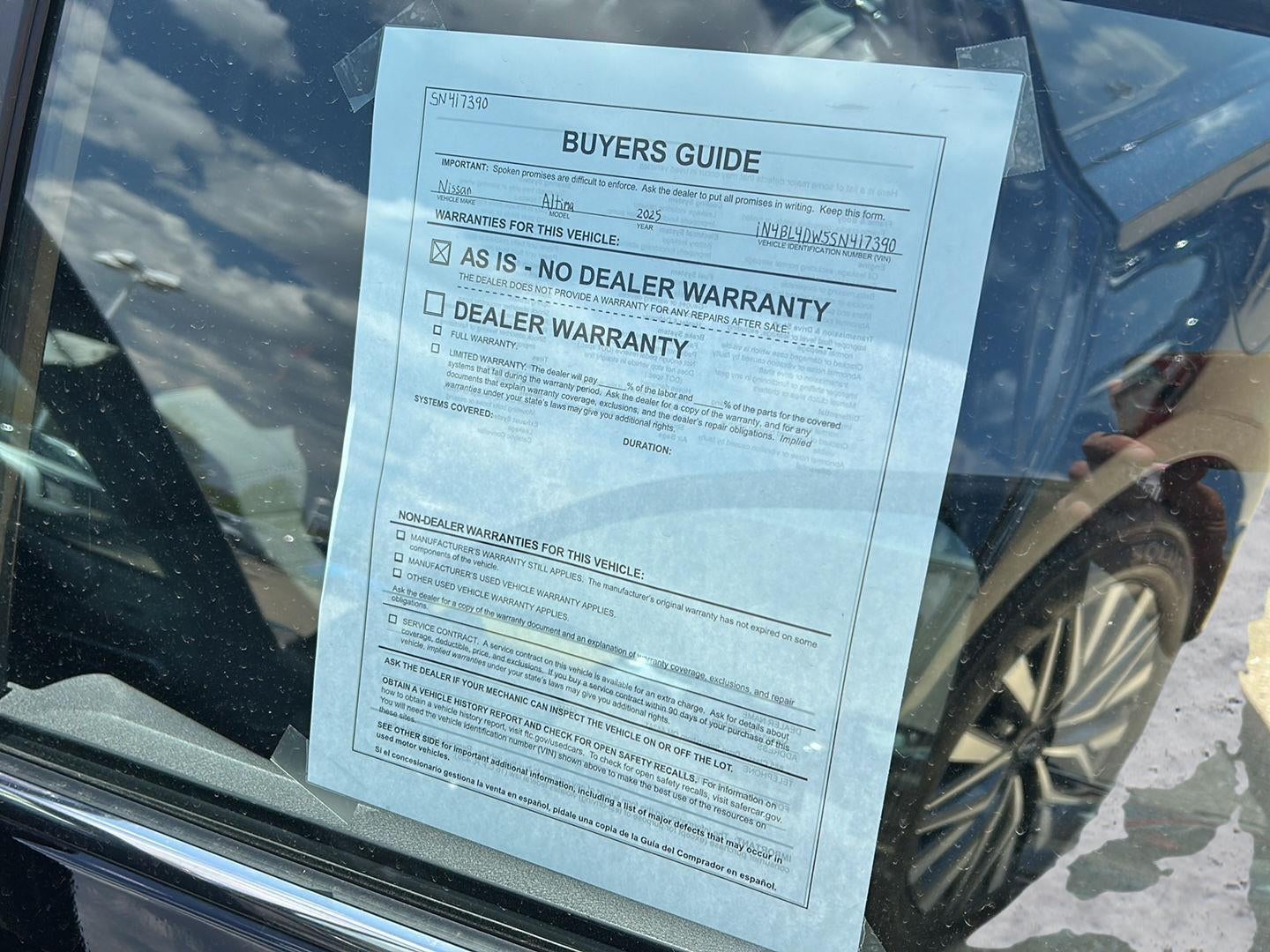 2025 Nissan Altima SV