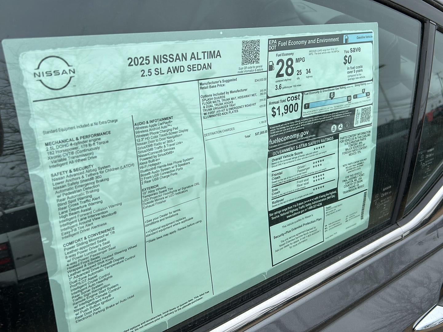 2025 Nissan Altima SL