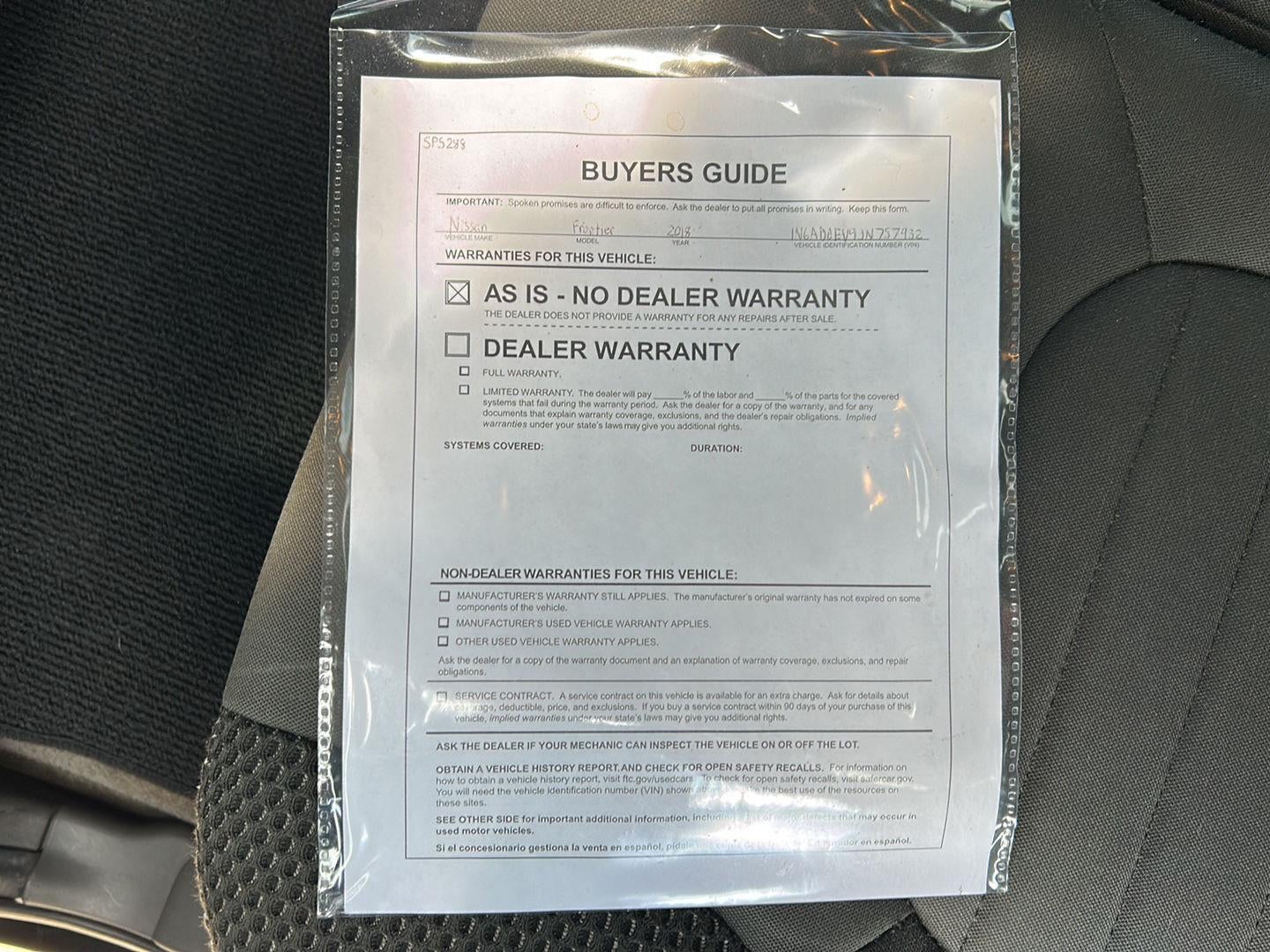 2018 Nissan Frontier PRO 4X 27