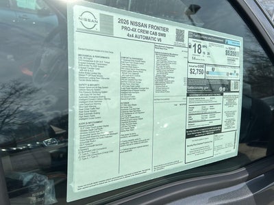 2026 Nissan Frontier Crew Cab PRO-4X®