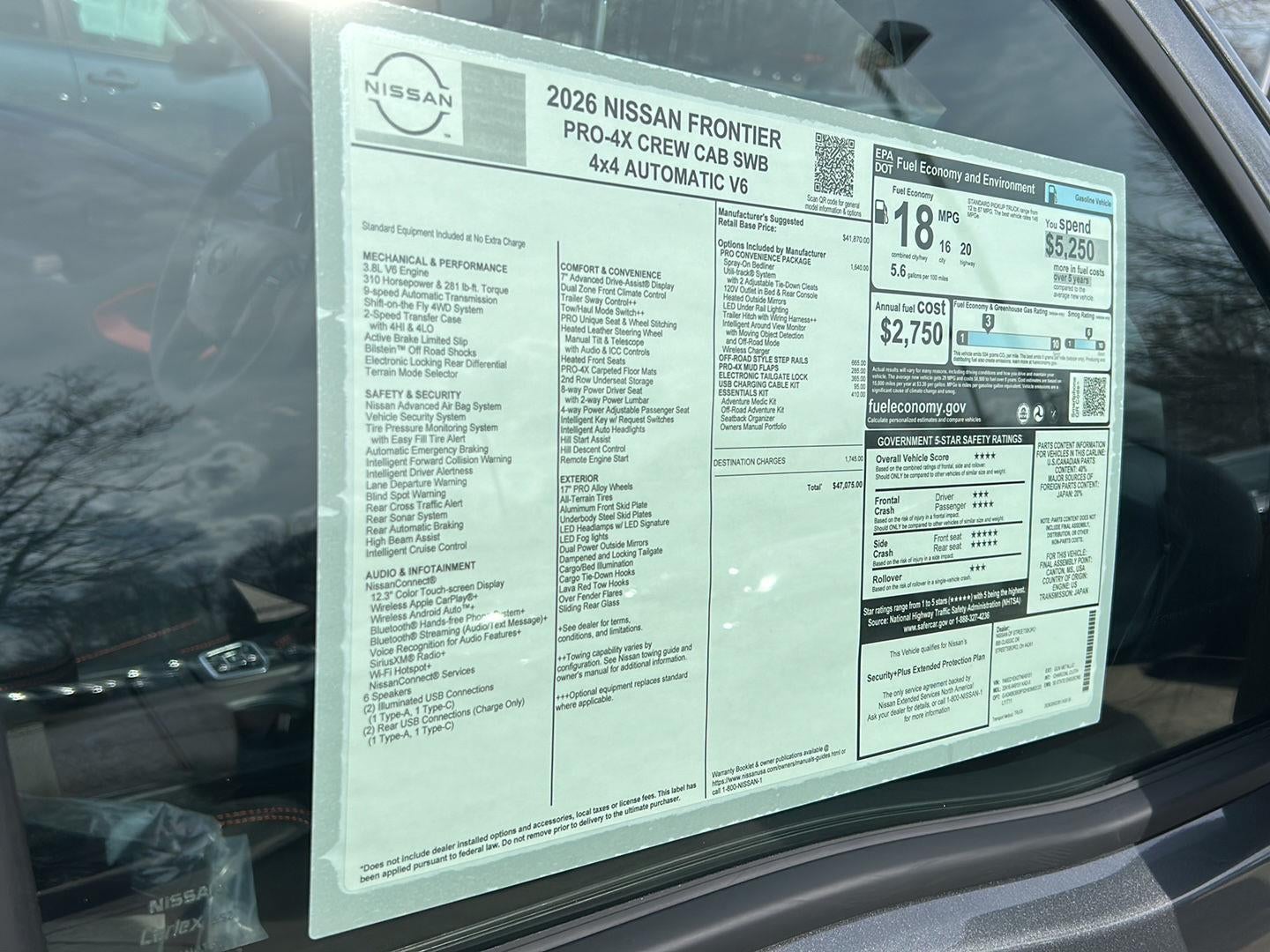 2026 Nissan Frontier Crew Cab PRO-4X®