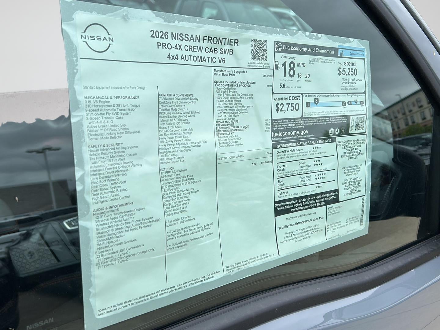 2026 Nissan Frontier Crew Cab PRO-4X®
