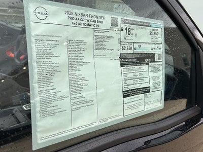 2026 Nissan Frontier Crew Cab PRO-4X®