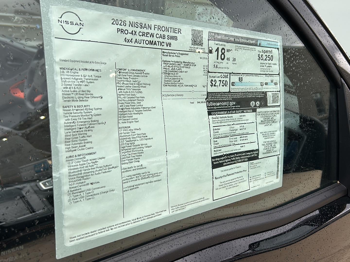 2026 Nissan Frontier Crew Cab PRO-4X®