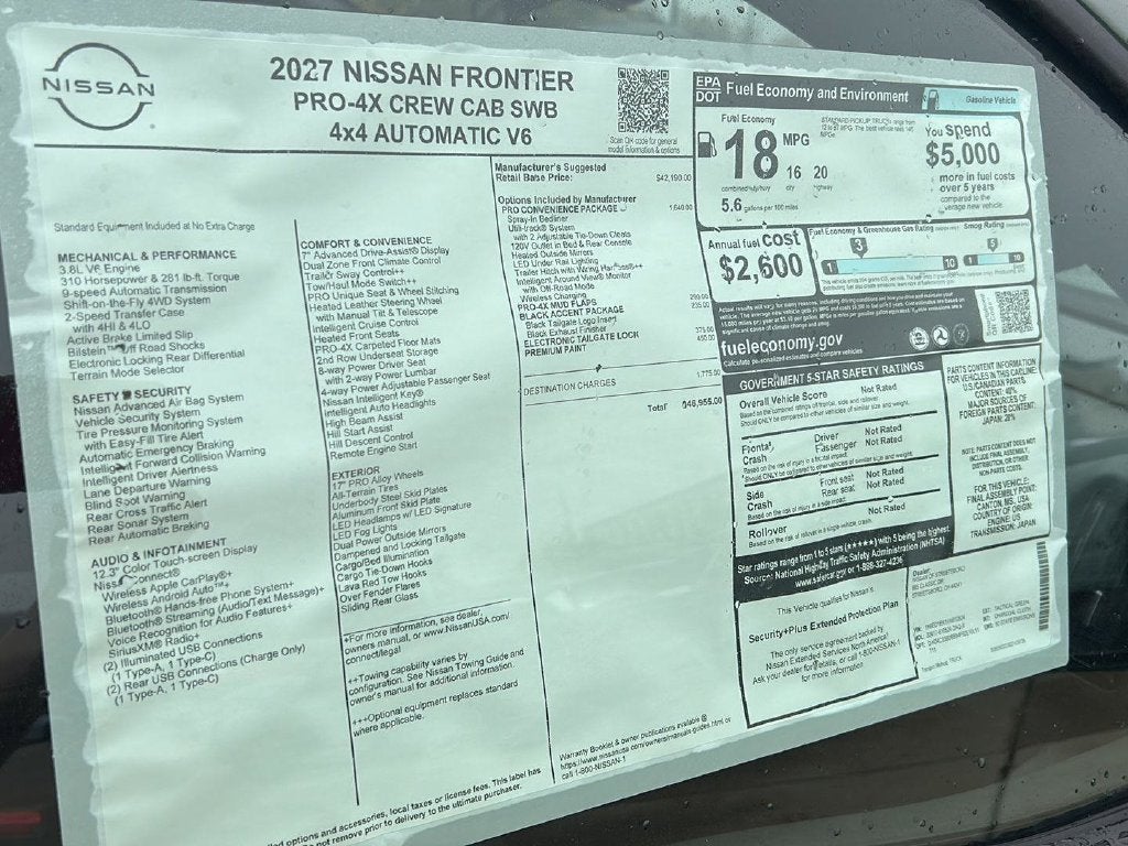 2027 Nissan Frontier PRO-4X