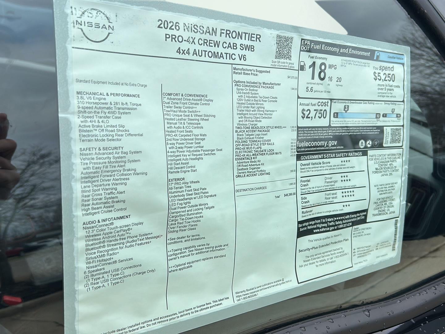 2026 Nissan Frontier Crew Cab PRO-4X®