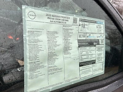 2026 Nissan Frontier PRO-4X