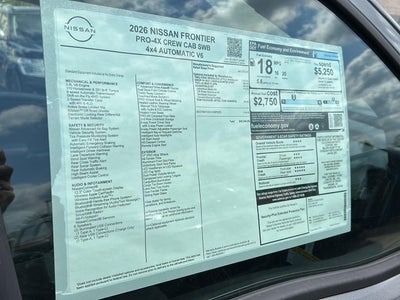 2026 Nissan Frontier PRO-4X
