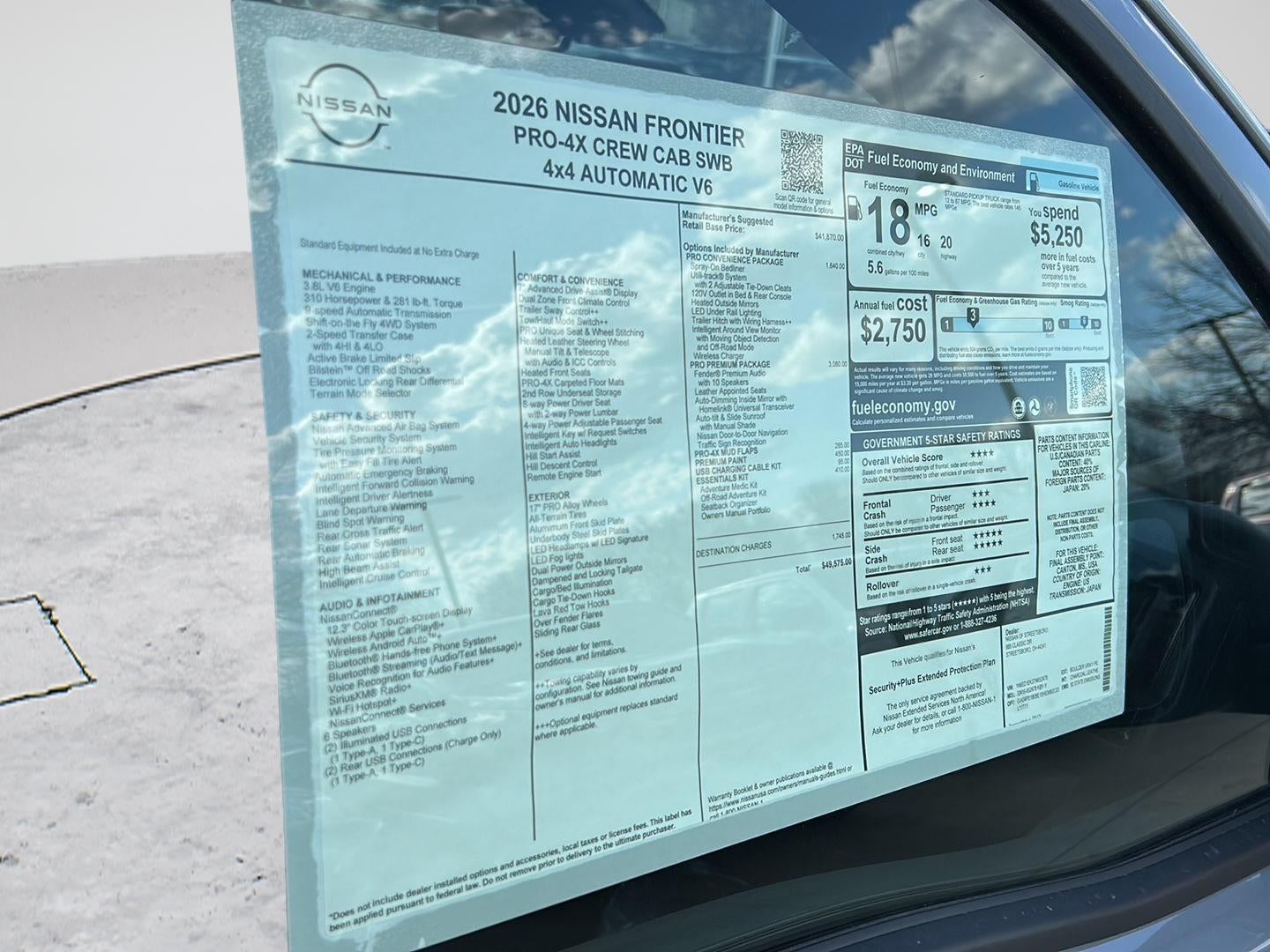 2026 Nissan Frontier PRO-4X