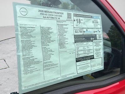 2026 Nissan Frontier Crew Cab PRO-4X®