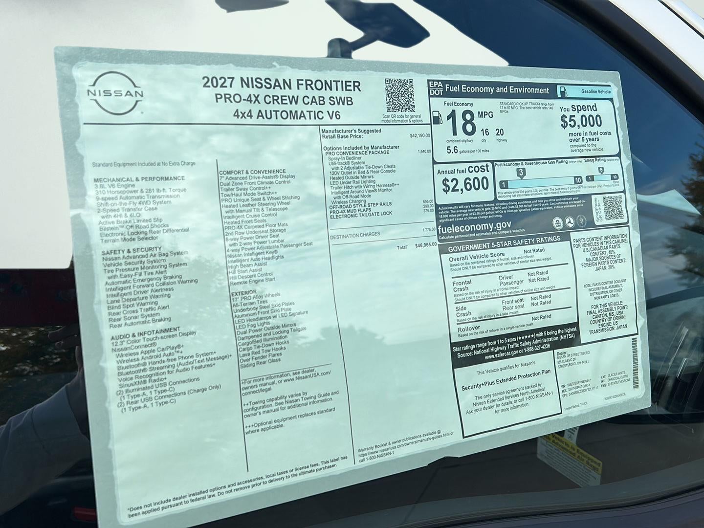 2027 Nissan Frontier PRO-4X