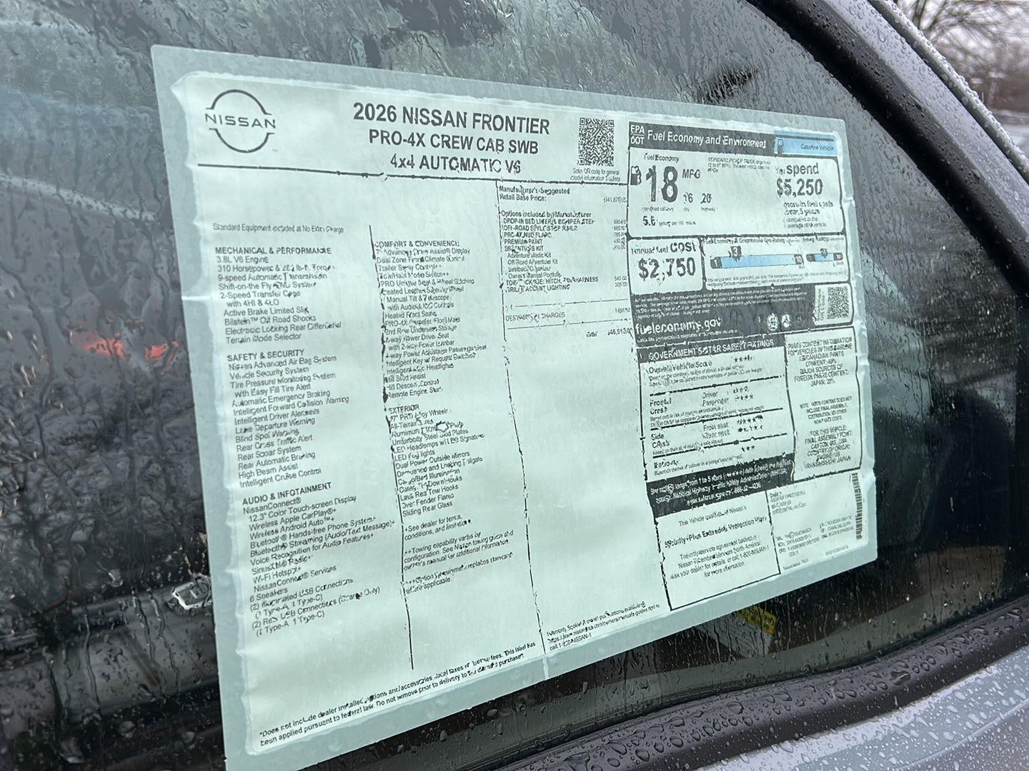 2026 Nissan Frontier Crew Cab PRO-4X®