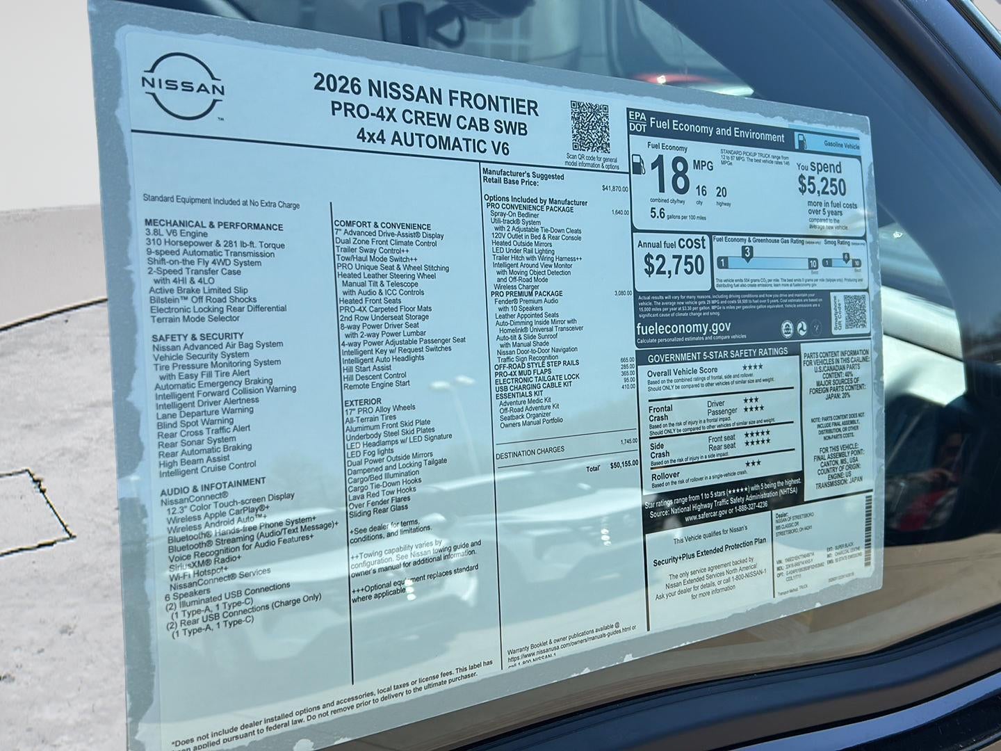 2026 Nissan Frontier Crew Cab PRO-4X®