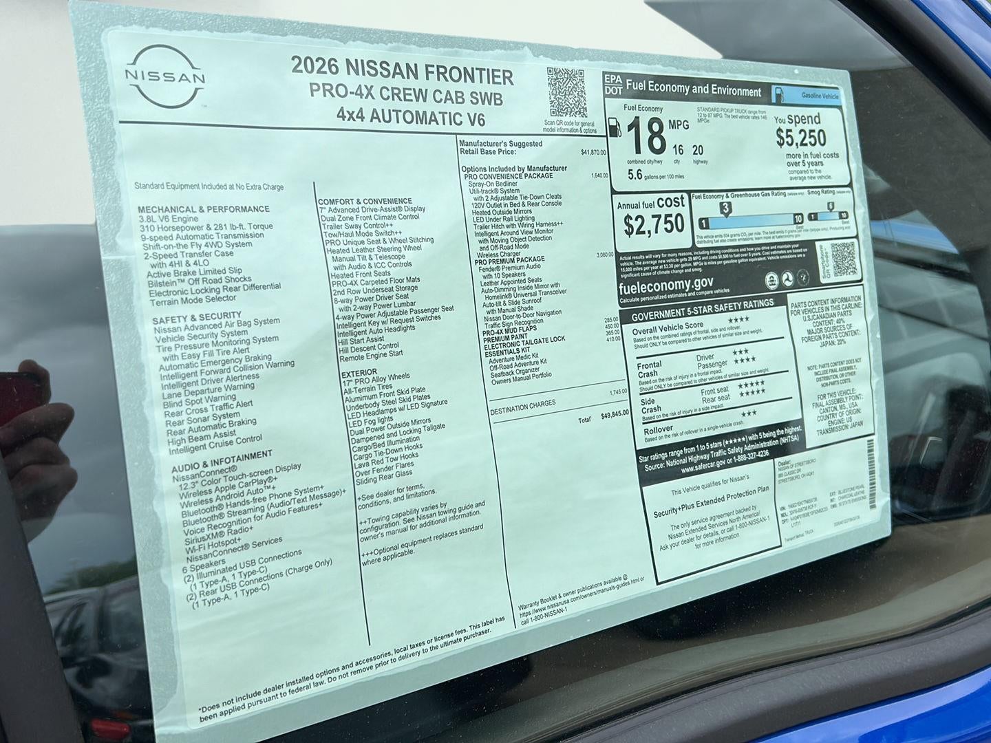 2026 Nissan Frontier Crew Cab PRO-4X®