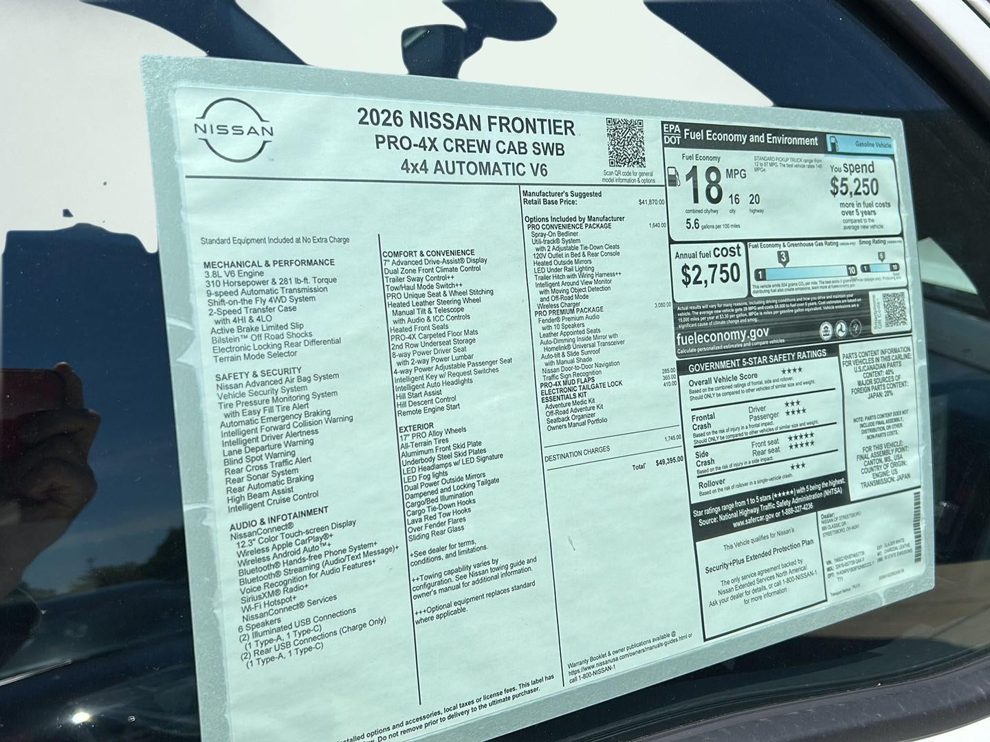 2026 Nissan Frontier Crew Cab PRO-4X®