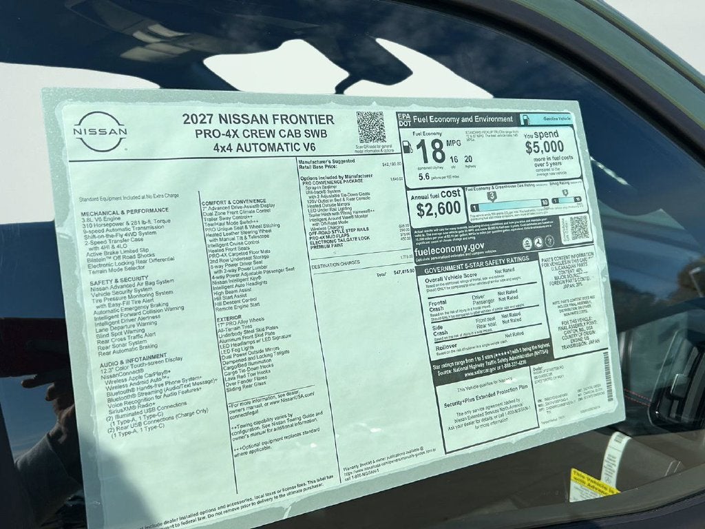 2027 Nissan Frontier PRO 4X 26