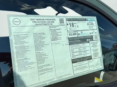 2027 Nissan Frontier PRO-4X