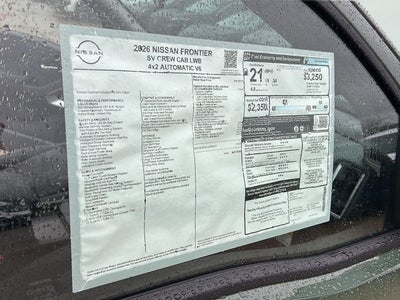 2026 Nissan Frontier Crew Cab SV Long Bed