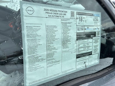 2026 Nissan Frontier PRO-4X