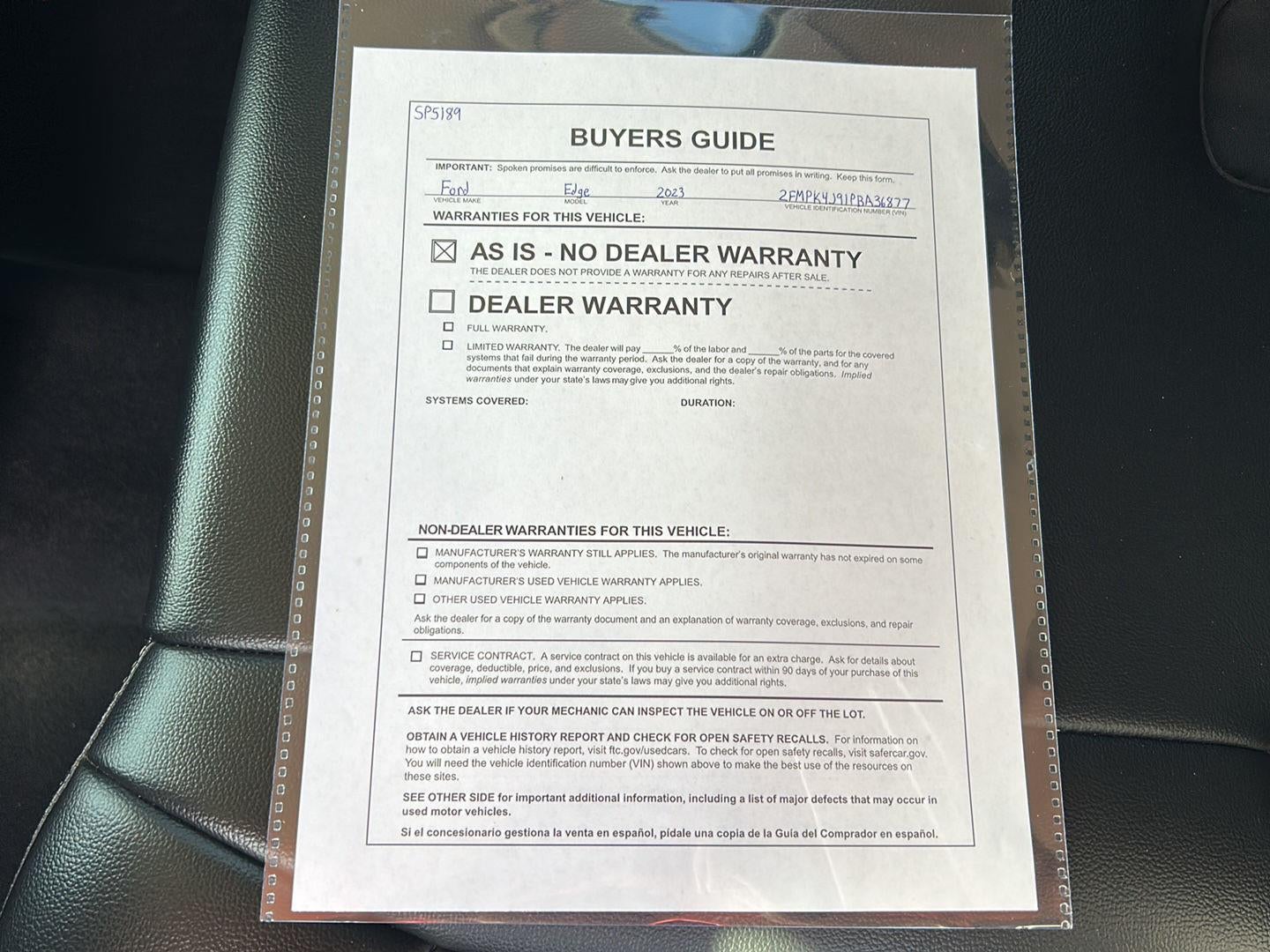 2023 Ford Edge SEL