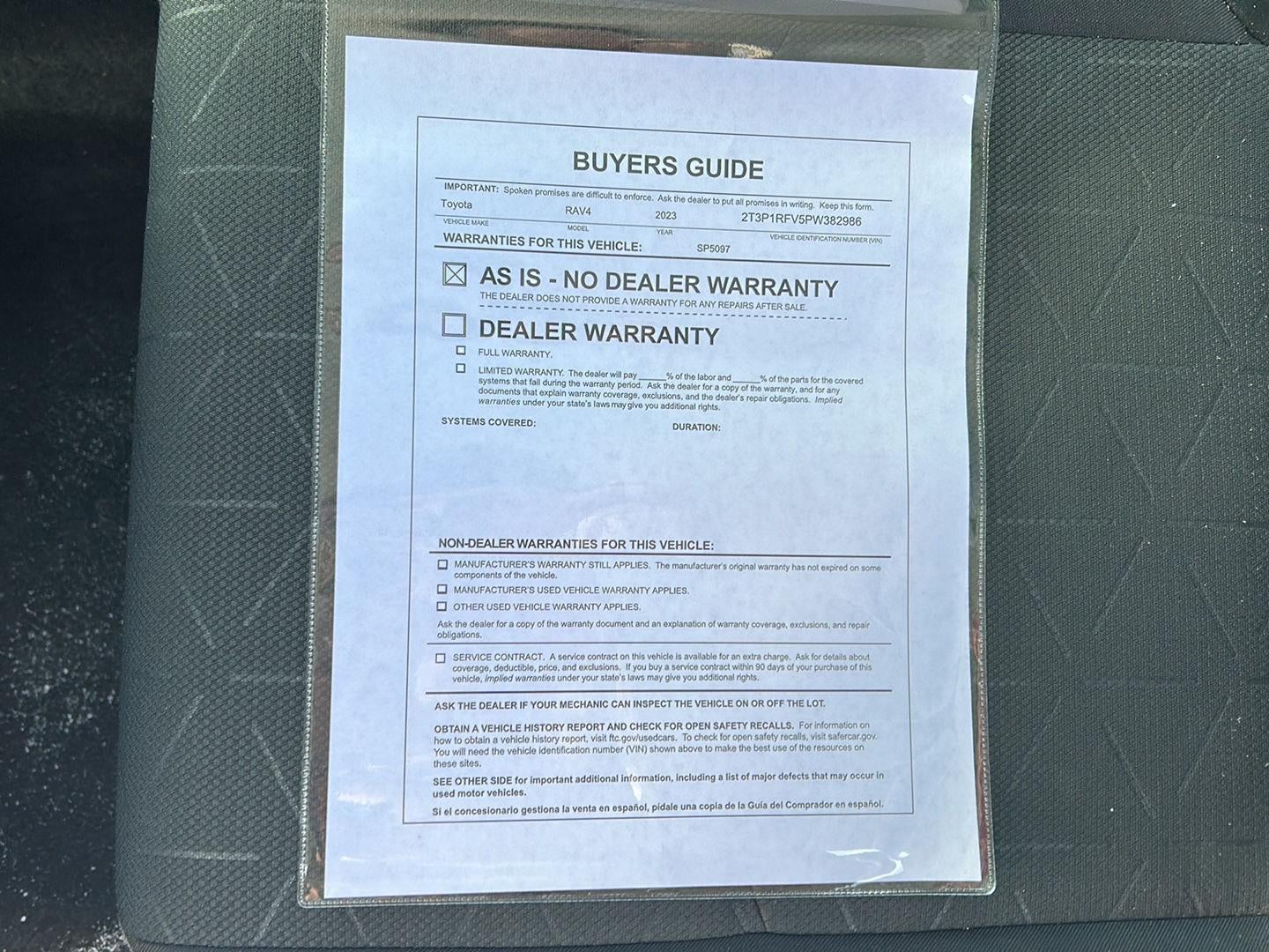 2023 Toyota RAV4 XLE