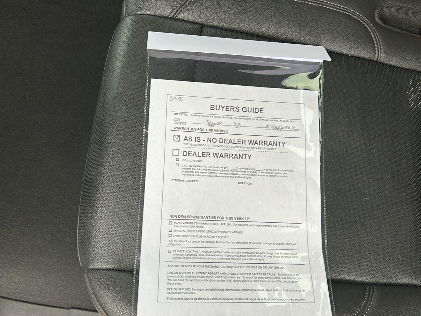2025 GMC Sierra 1500 SLT