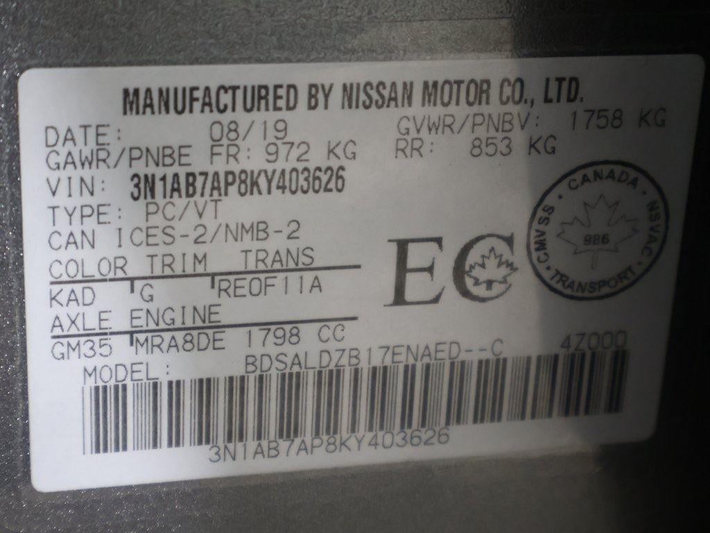 2019 Nissan Sentra SV