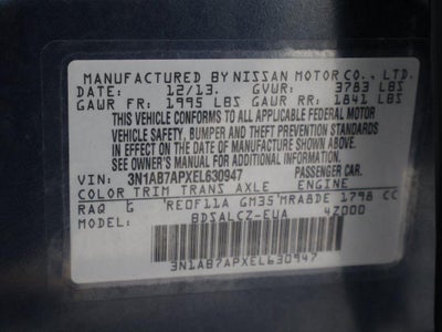 2014 Nissan Sentra S