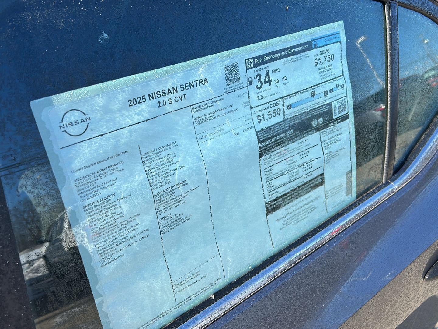 2025 Nissan Sentra S
