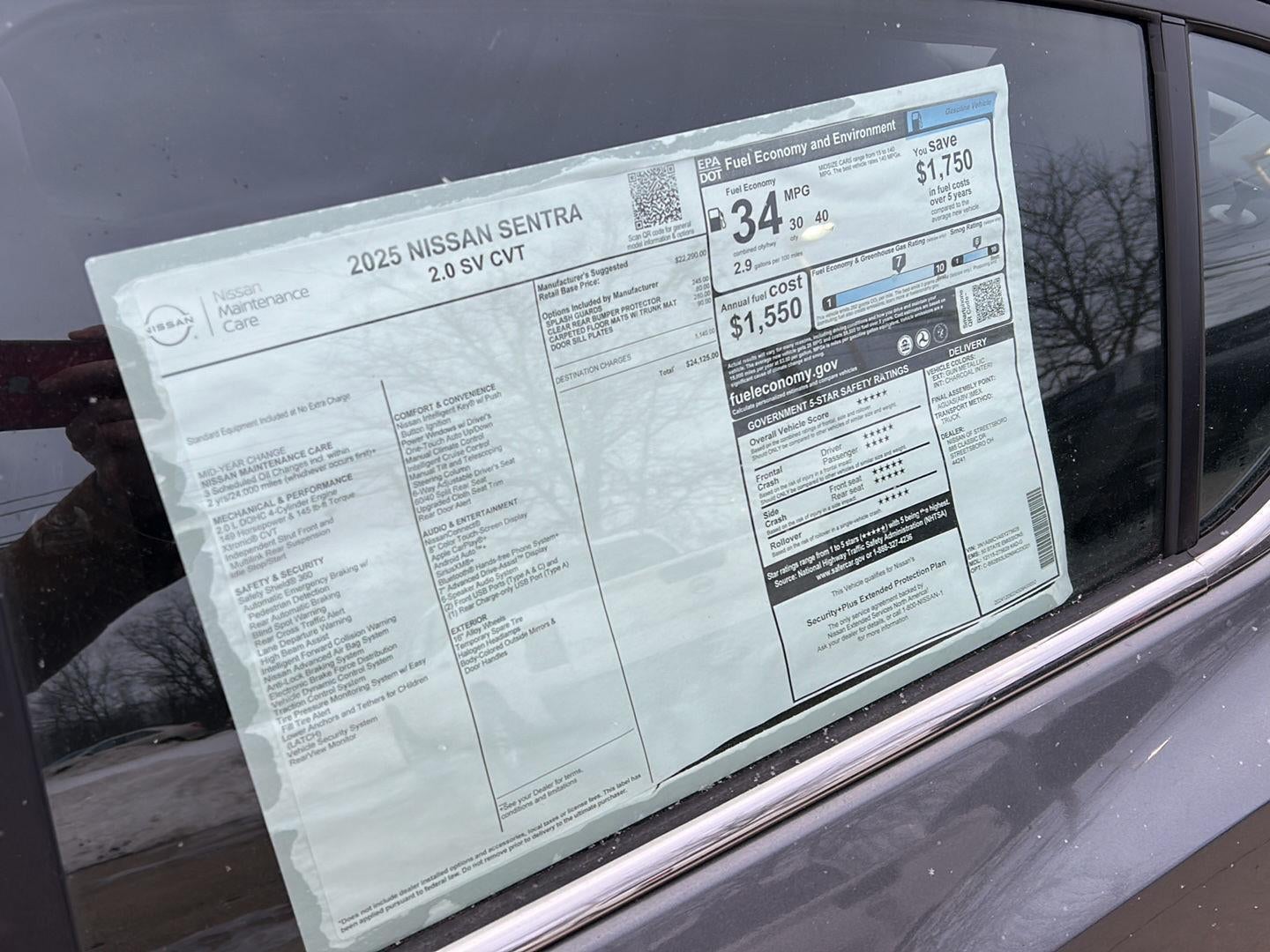 2025 Nissan Sentra SV