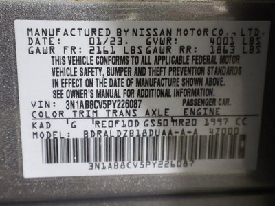 2023 Nissan Sentra SV