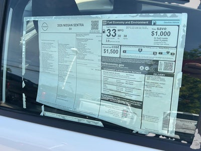 2026 Nissan Sentra SV