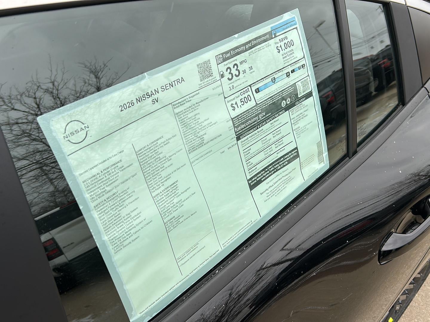 2026 Nissan Sentra SV