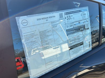 2026 Nissan Sentra SV