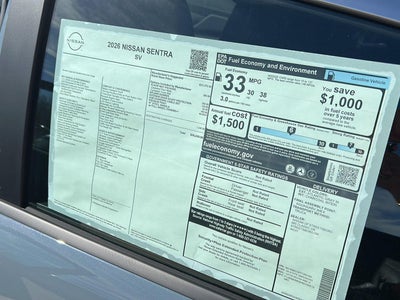 2026 Nissan Sentra SV