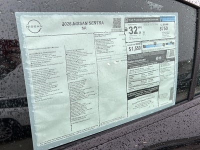 2026 Nissan Sentra SR