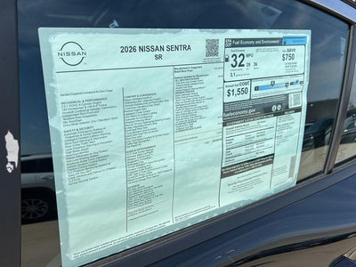 2026 Nissan Sentra SR