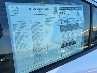 2026 Nissan Sentra SL