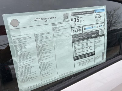 2025 Nissan Versa SR