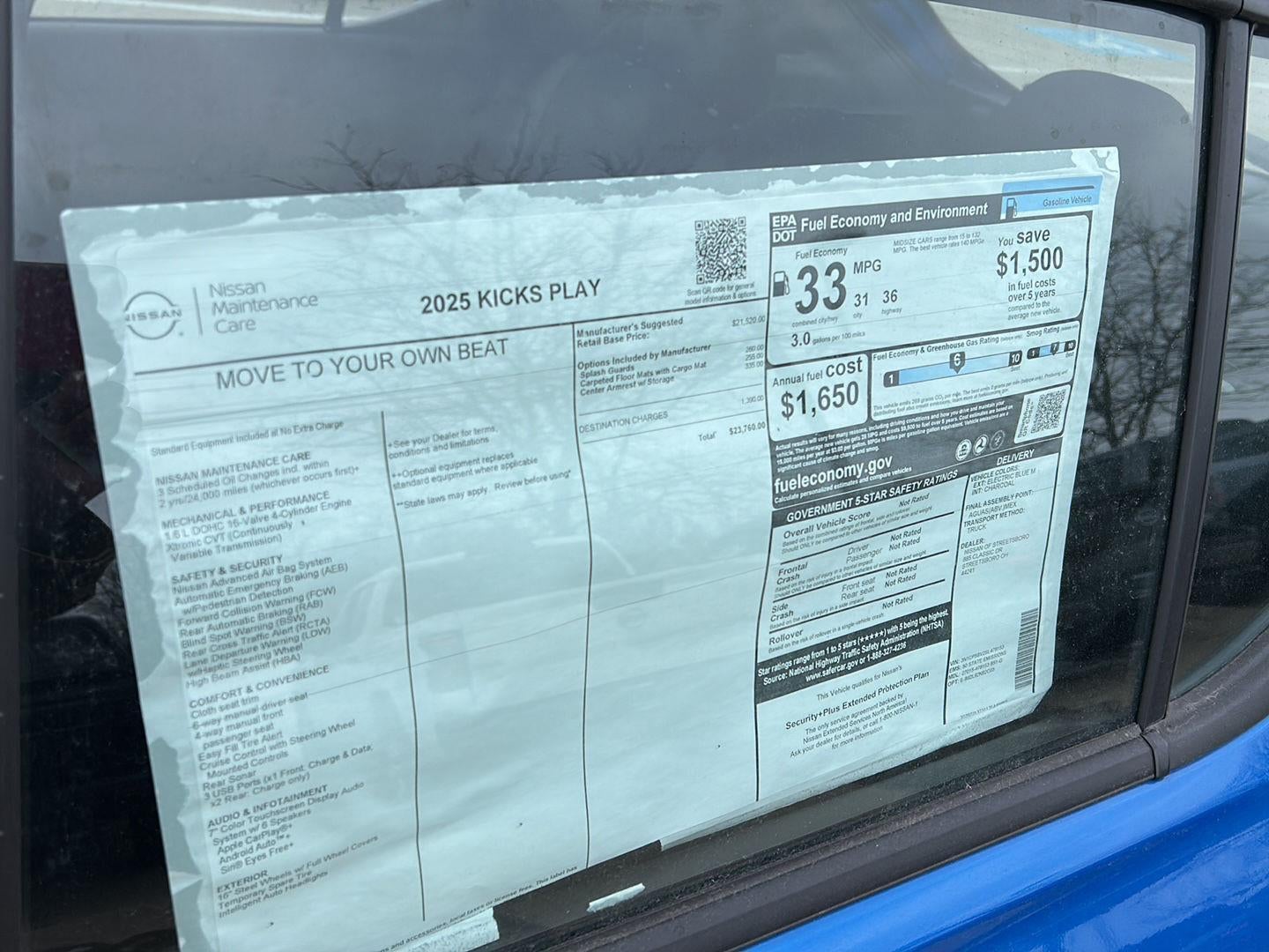 2025 Nissan Kicks Play S