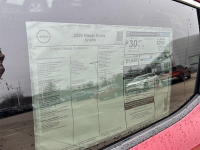 2026 Nissan Kicks SV