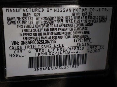 2025 Nissan Kicks SV